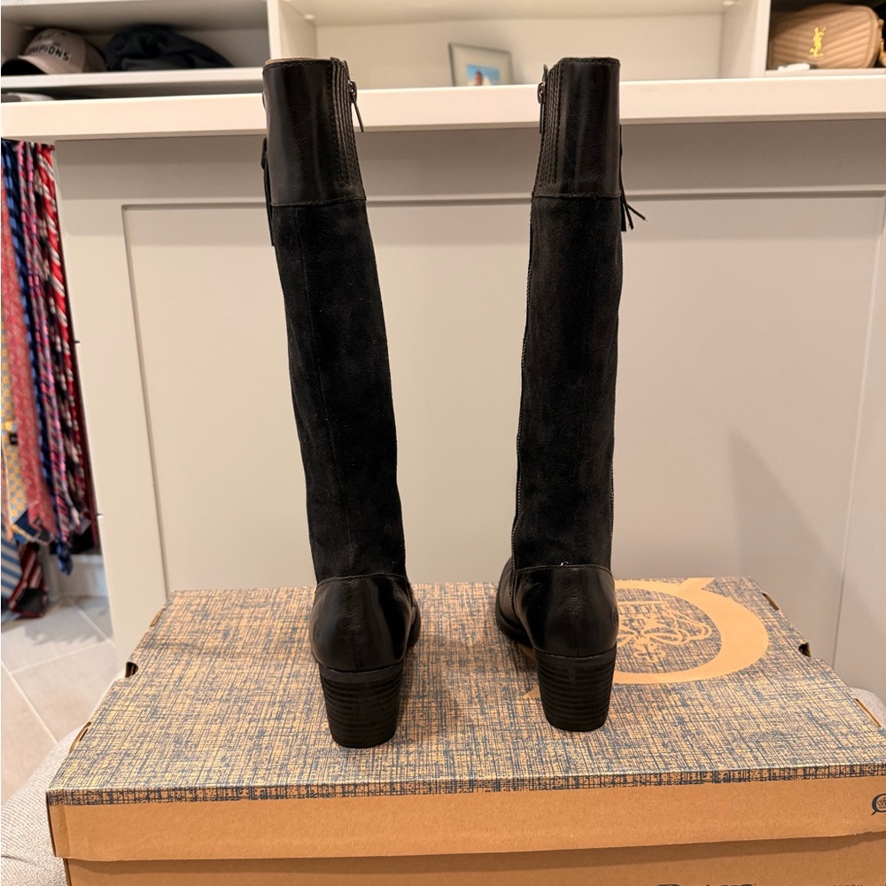 Born Elegant Black Tall Boots - Picture 2 of 6